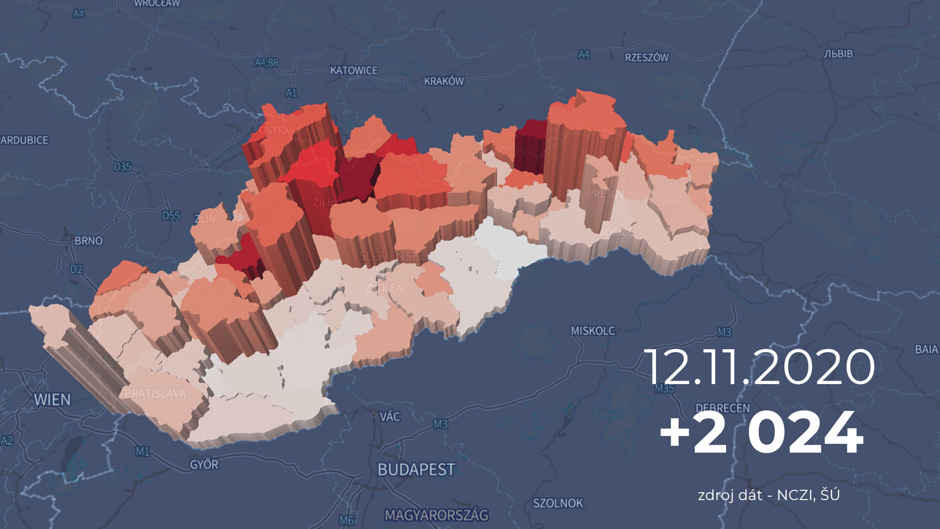 Aktuálna online mapa: COVID-19