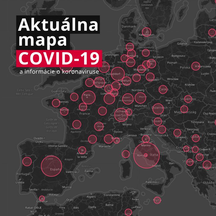Aktuálna mapa - COVID19