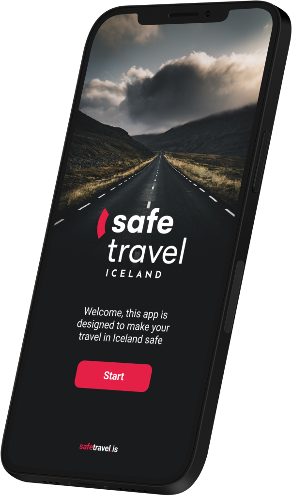 Safetravel app Iceland