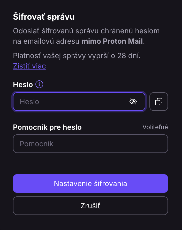 Šifrovanie mailu